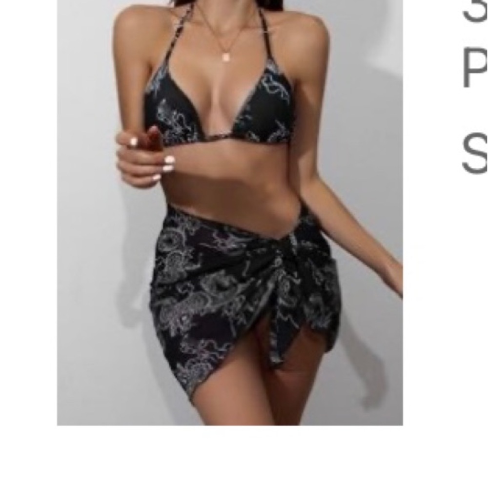 3 piece dragon bathing suit
